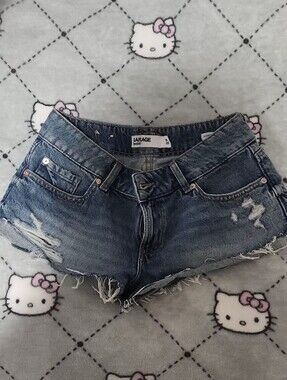 Garage distressed shorts